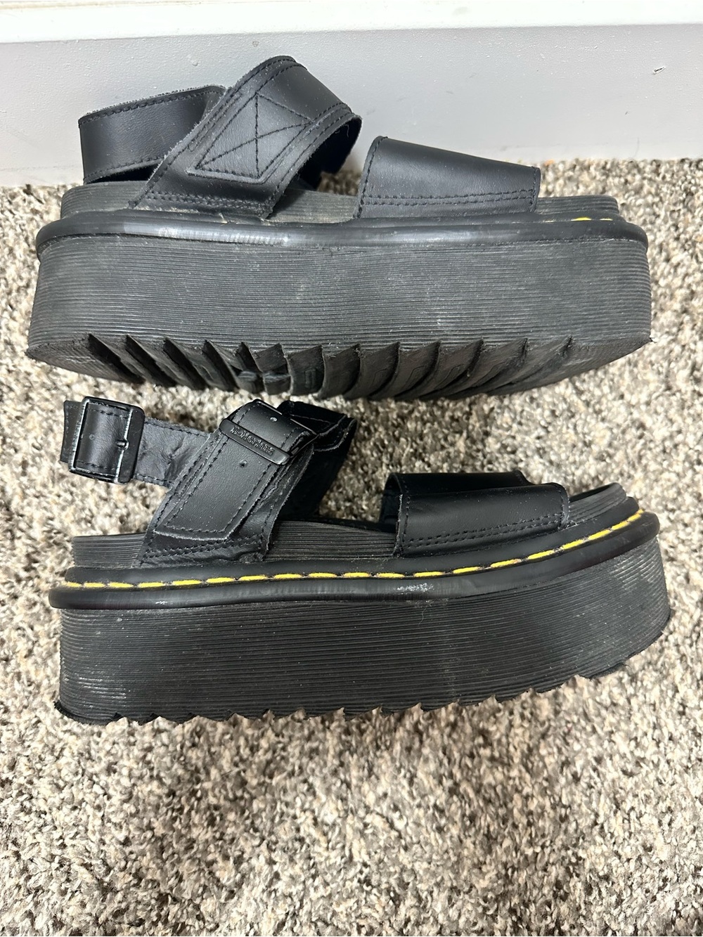 Dr. Martens Voss II Quad leather platform sandals